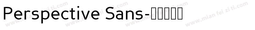 Perspective Sans字体转换